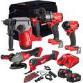 18V Cordless 5-Piece Tool Kit with 2 x 5.0Ah Batteries and Multi-Tool
