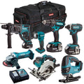 18V Cordless 7-Piece Tool Kit with 3 x 5.0Ah Batteries and Jigsaw