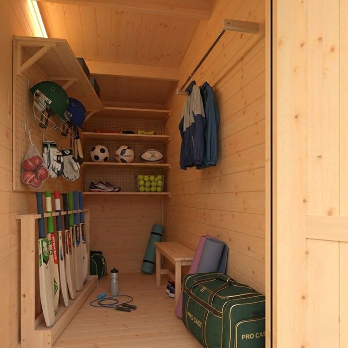 44mm Timber Garden Log Cabin with Side Storage - image 6