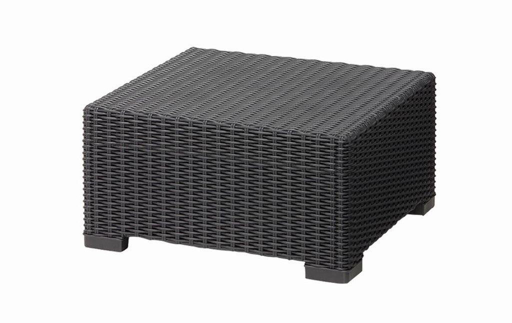 5 Seater Recycled Plastic Outdoor Lounge Set - Grey - view 3