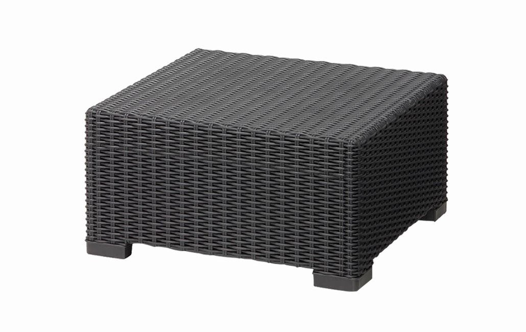 5 Seater Recycled Plastic Outdoor Lounge Set - Grey - view 3