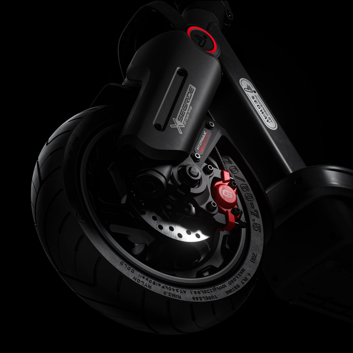 Adult electric scooter 2000 W with 80 km range and hydraulic suspension - view 15