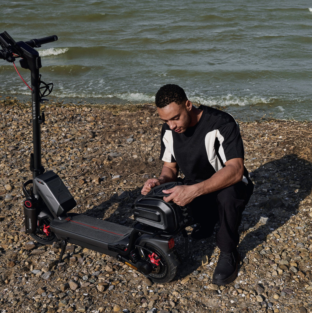 Adult electric scooter 2000 W with 80 km range and hydraulic suspension - view 22