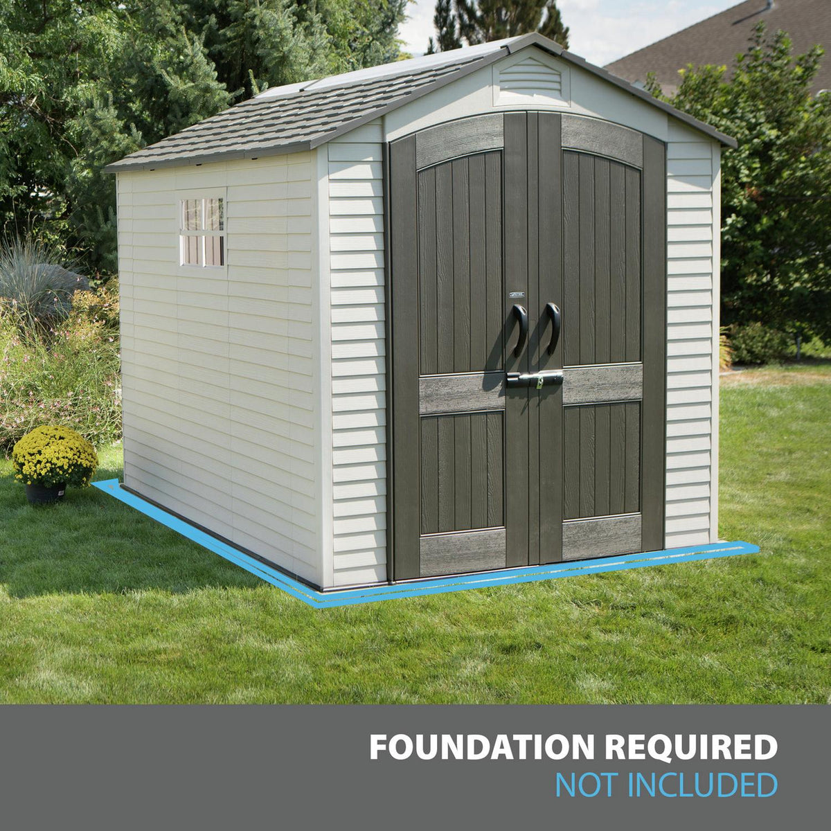 Apex Roof Plastic Resin Garden Shed 2.1 x 2.9 m (7 x 9.5 ft) - image 2