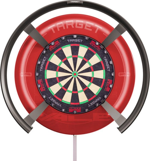 Automatic dart scoring system with four HD cameras and LED light ring