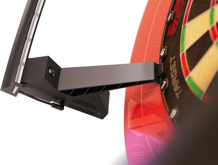 Automatic dart scoring system with four HD cameras and LED light ring - view 3