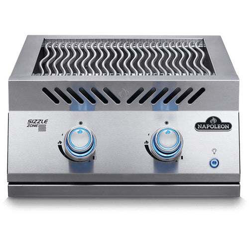 Built-In Dual Infrared Side Burner 46 cm (18 in) - Stainless Steel - image 1
