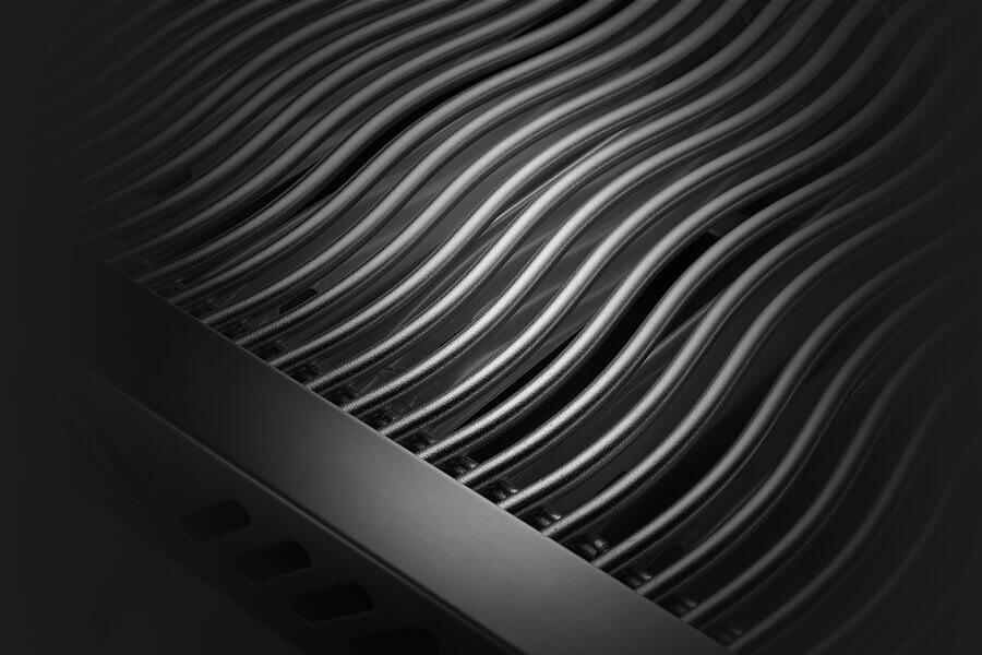 Built-in gas barbecue 81 cm with rear infrared rotisserie burner - view 4