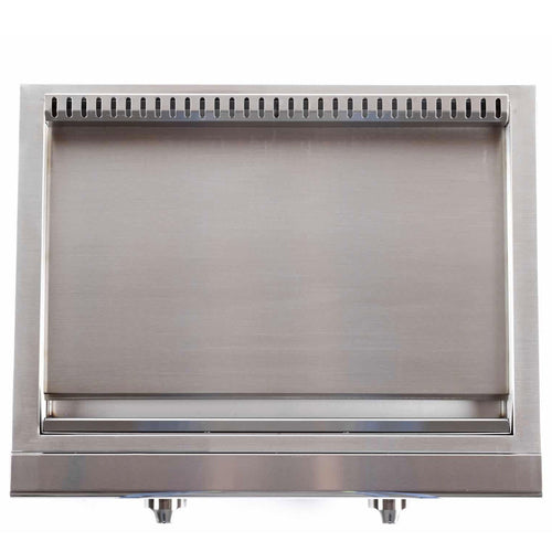Built-in gas flat top griddle 76 cm stainless steel - view 2