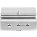Built-in natural gas barbecue 86 cm three-burner stainless steel