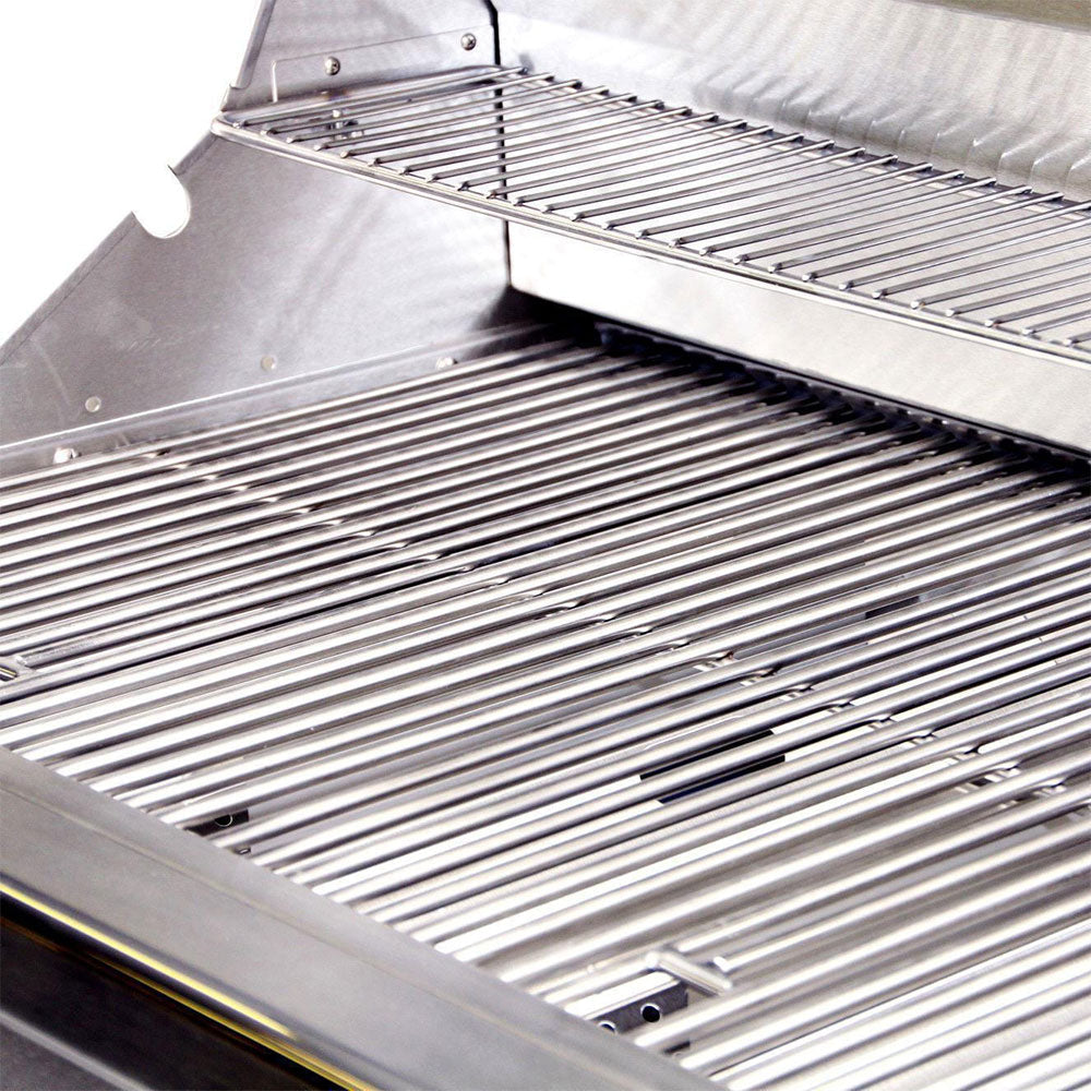Built-in natural gas barbecue 86 cm three-burner stainless steel - view 5