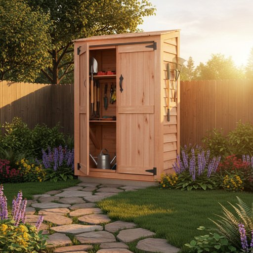 Cedar Wood Garden Storage Chalet 4 x 2 ft with Shingled Roof - view 26
