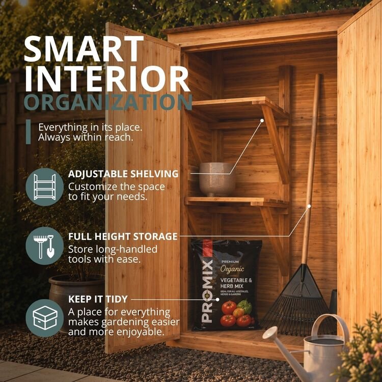 Cedar Wood Garden Storage Chalet 4 x 2 ft with Shingled Roof - view 27