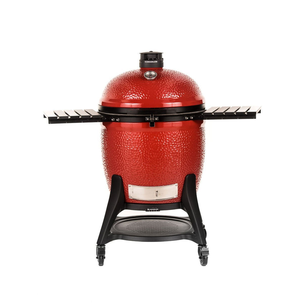Ceramic Kamado Charcoal BBQ 61 cm with Cart and Pizza Oven Insert Pack - image 2