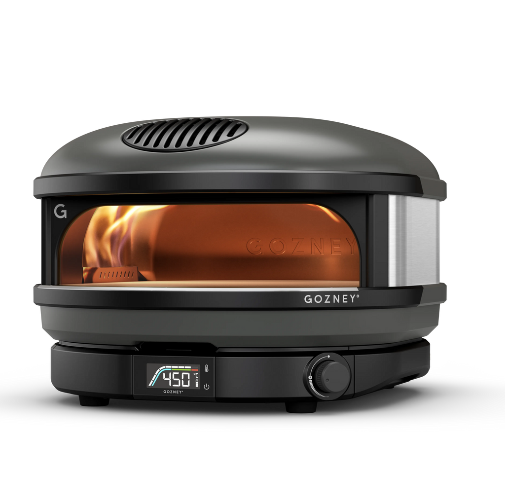 Compact Outdoor Gas Pizza Oven for 14 Inch Pizzas with Rolling Flame - Black - image 3