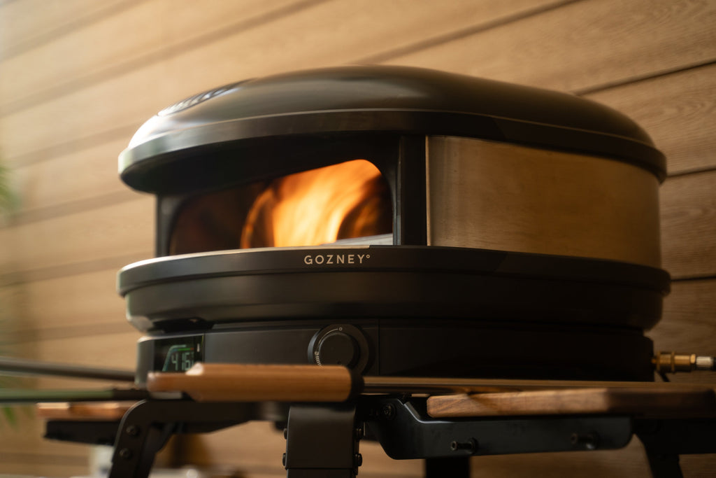 Compact Outdoor Gas Pizza Oven for 14 Inch Pizzas with Rolling Flame - Black - image 4