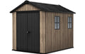 Composite Apex Garden Shed 7.5 x 9ft Brown - image 1