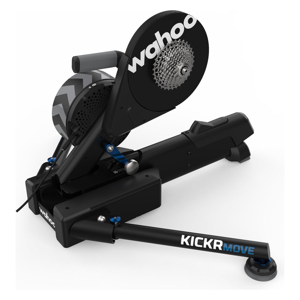Direct-drive smart trainer with fore-aft motion and side-to-side sway