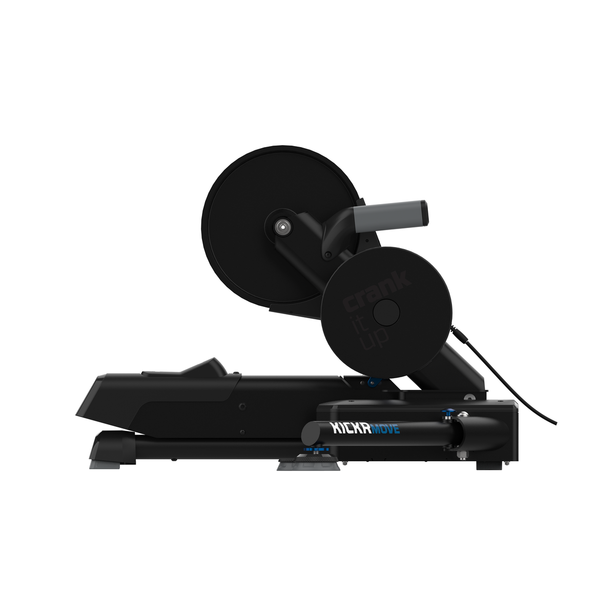 Direct-drive smart trainer with fore-aft motion and side-to-side sway - view 4