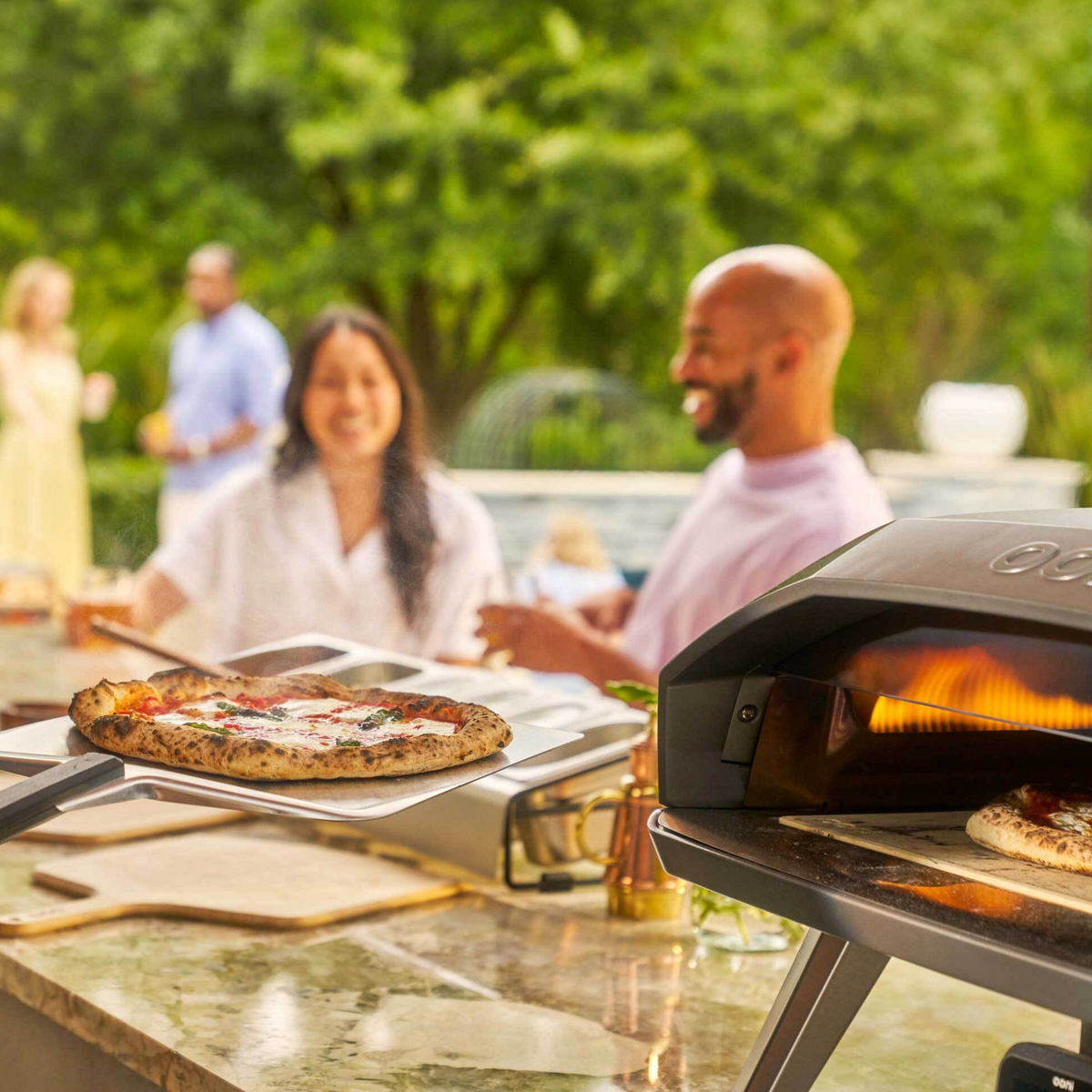 Dual-Burner Gas Pizza Oven 24 Inch Cooking Area with Bluetooth Temperature Hub - image 11