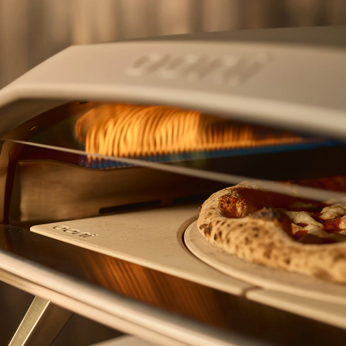Dual-Burner Gas Pizza Oven 24 Inch with Rotating Pizza Stone Bundle - image 5
