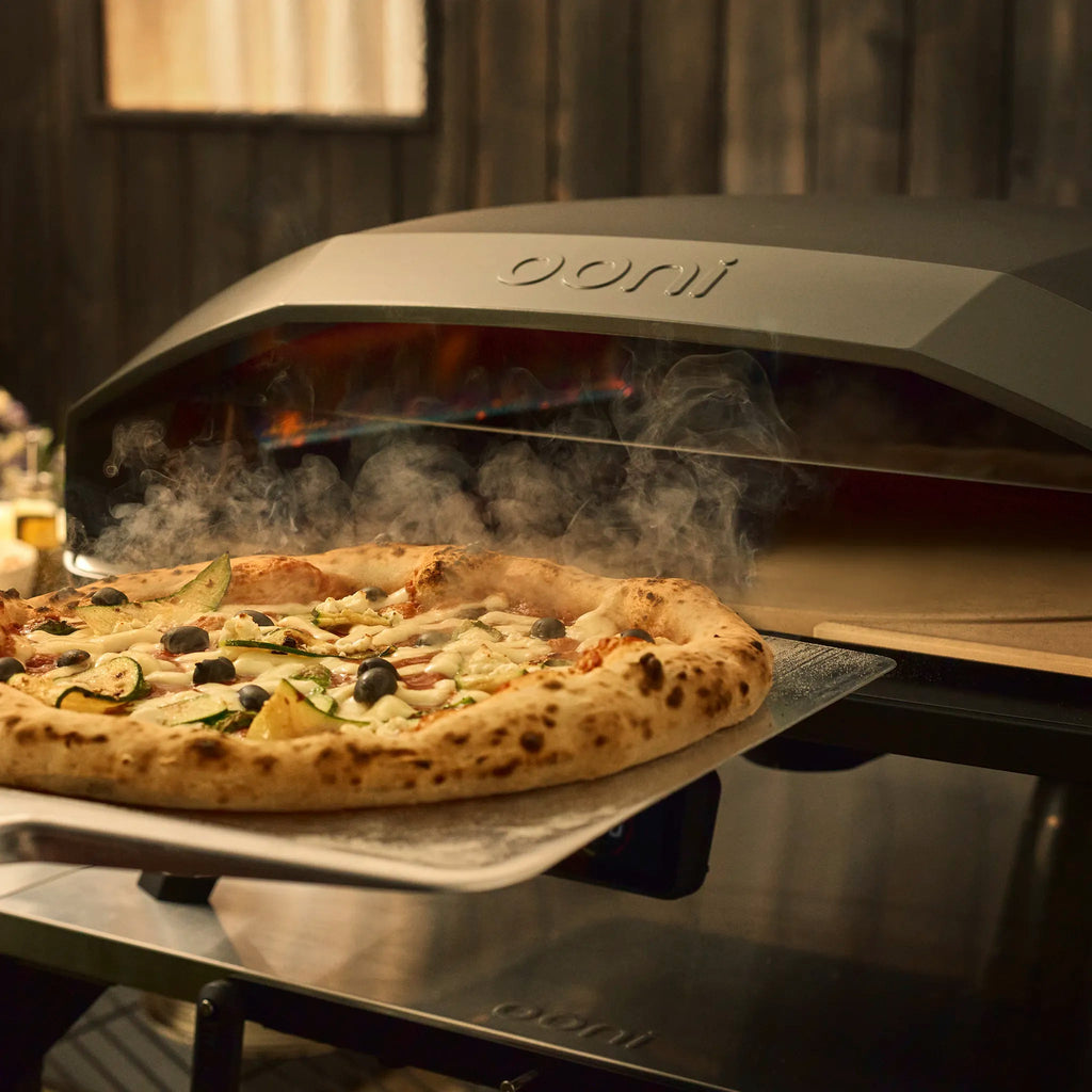 Dual-Burner Gas Pizza Oven 24 Inch with Rotating Pizza Stone Bundle - image 6