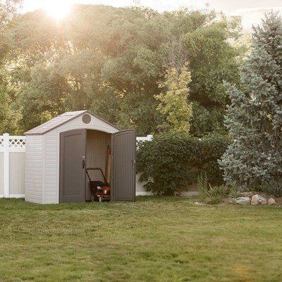 Dual-Wall HDPE Garden Shed 2.4 x 1.5 m (8 x 5 ft) with Steel-Reinforced Doors - image 3
