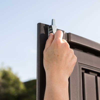 Dual-Wall HDPE Garden Shed 2.4 x 1.5 m (8 x 5 ft) with Steel-Reinforced Doors - image 6