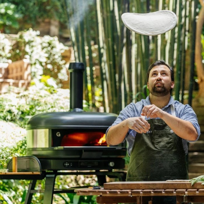Extra-Large Pizza Oven for Wood, Gas and Charcoal with Twin Meat Probes - Black - view 2