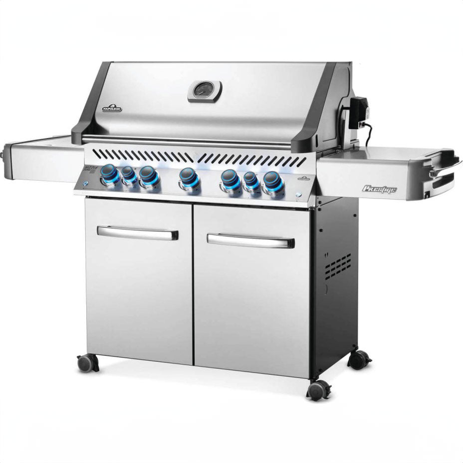 Five-Burner Stainless Steel Gas Barbecue 92,000 BTU with Rotisserie Kit