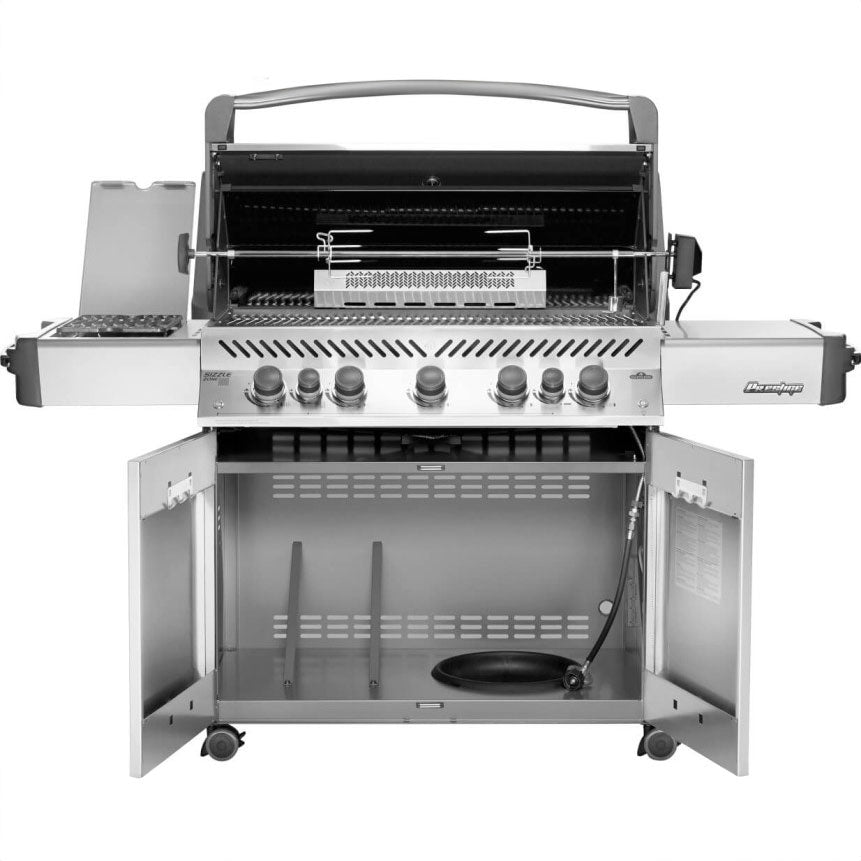 Five-Burner Stainless Steel Gas Barbecue 92,000 BTU with Rotisserie Kit - view 2