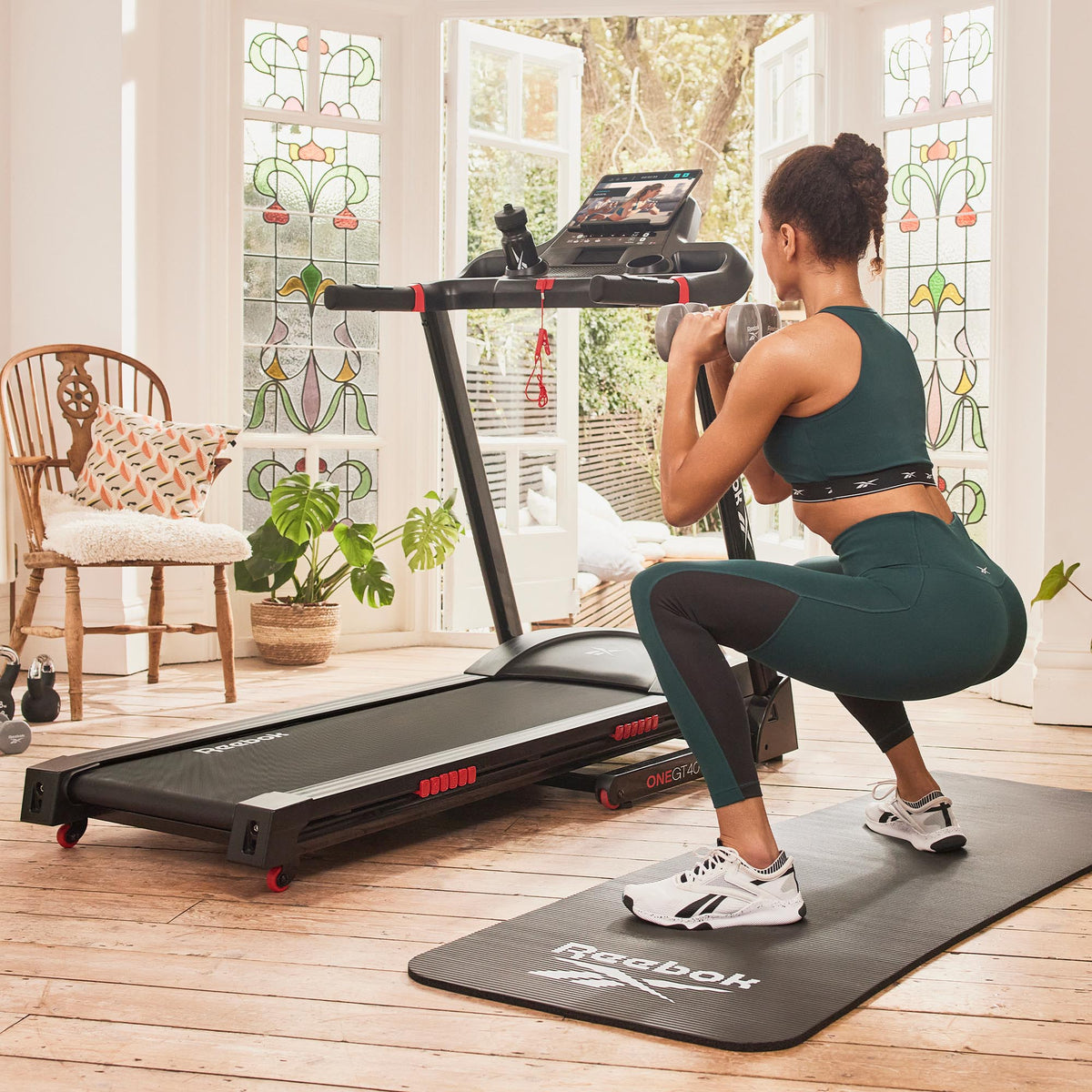 Folding treadmill with 2.0 HP motor, 18 km/h and 12-level incline - view 13