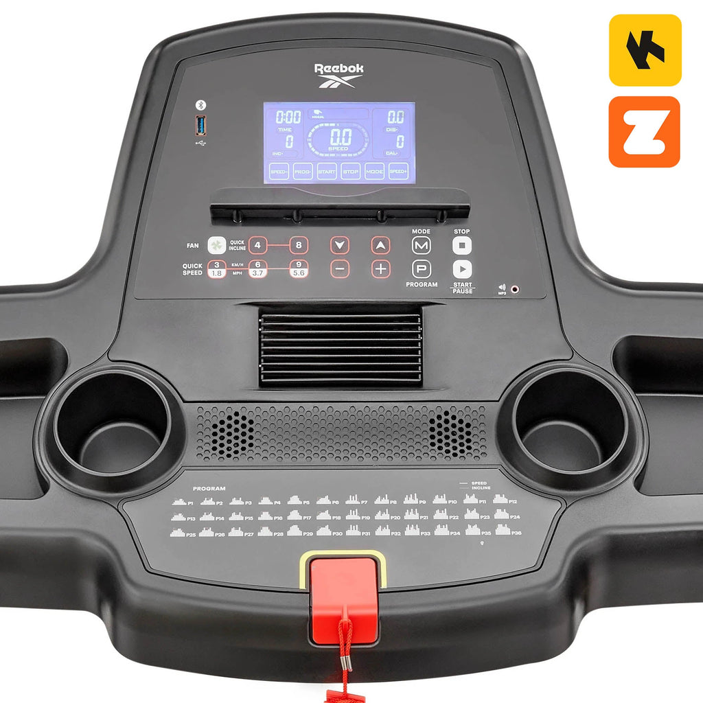 Folding treadmill with 2.0 HP motor, 18 km/h and 12-level incline - view 4