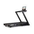 Folding treadmill with 20 km/h, 0-12% incline and tilting HD touchscreen