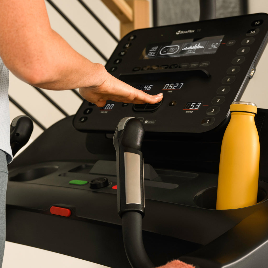 Folding treadmill with 20 km/h, 15% incline, speakers and fan - view 14