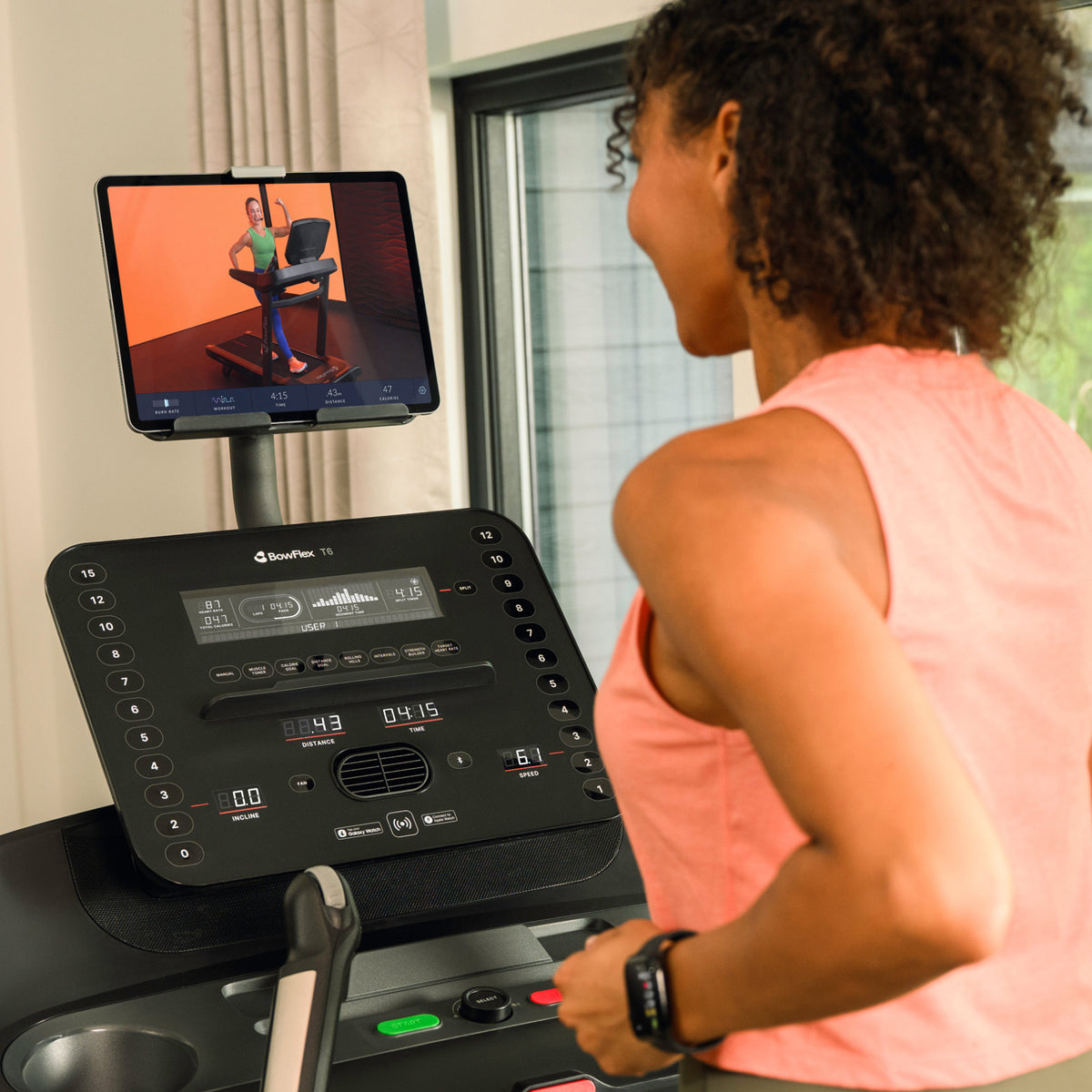Folding treadmill with 20 km/h, 15% incline, speakers and fan - view 15