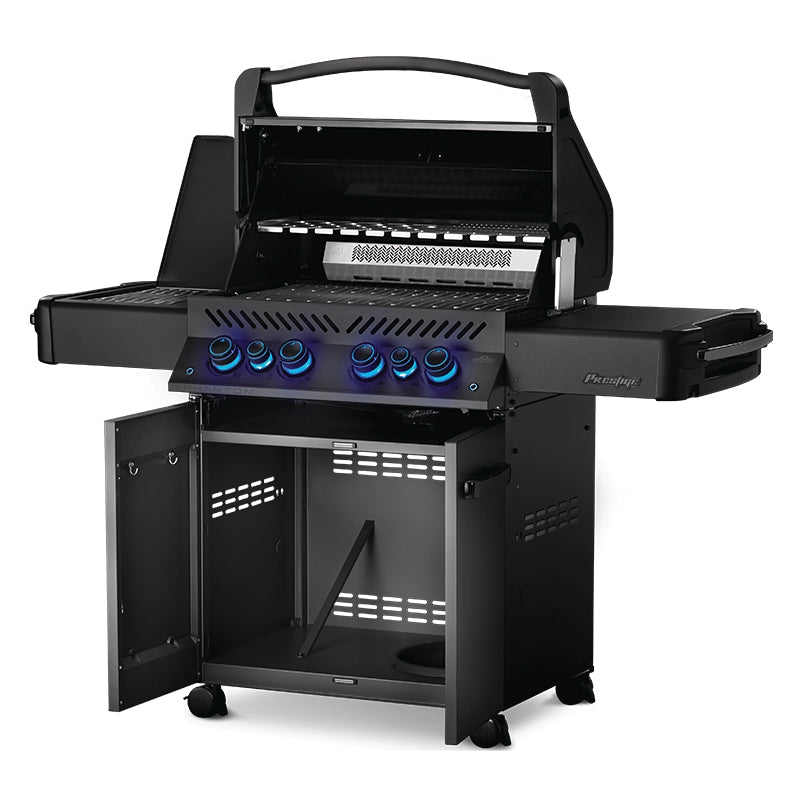 Four-Burner Gas Barbecue with Infrared Side and Rear Burners - Matte Black - image 2