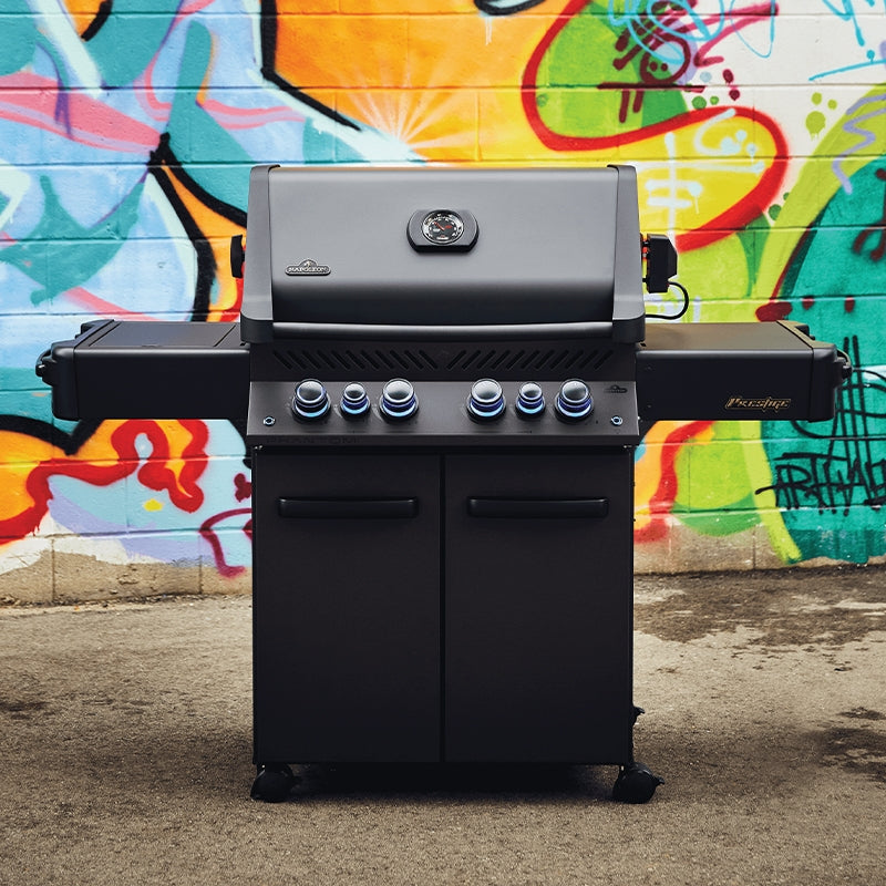 Four-Burner Gas Barbecue with Infrared Side and Rear Burners - Matte Black - image 7