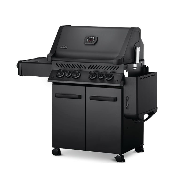 Four-Burner Gas Barbecue with Infrared Side and Rear Burners - Matte Black - image 8