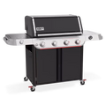 Four-Burner Gas Barbecue with Side Burner and Digital Thermometer