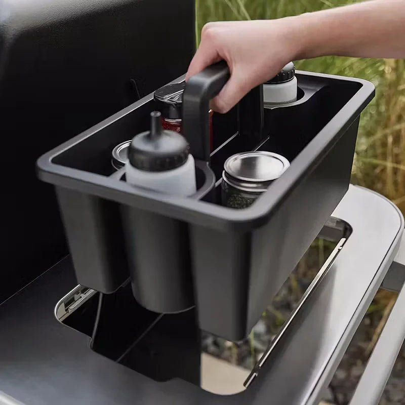 Four-Burner Gas Barbecue with Side Burner and Digital Thermometer - view 11
