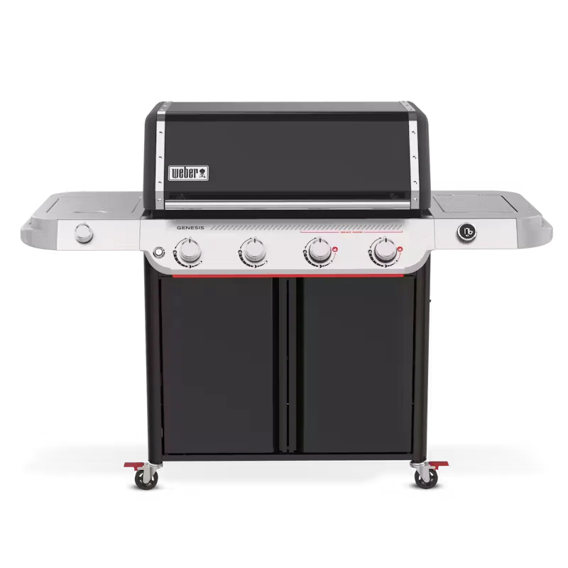 Four-Burner Gas Barbecue with Side Burner and Digital Thermometer - view 3