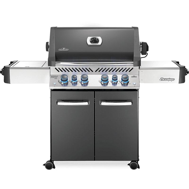 Four-Burner Natural Gas Barbecue with Infrared Burners - Grey - image 1