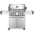 Four-Burner Natural Gas Barbecue with Infrared Side and Rear Burners - Stainless