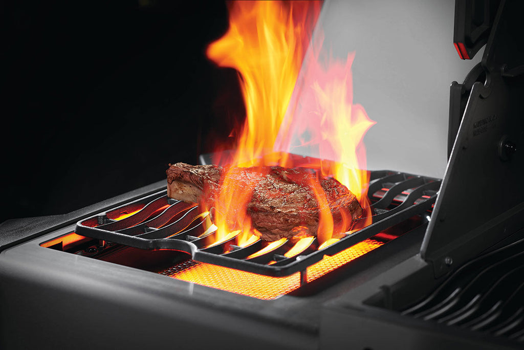 Four-Burner Natural Gas Barbecue with Infrared Side and Rear Burners - Stainless - view 4