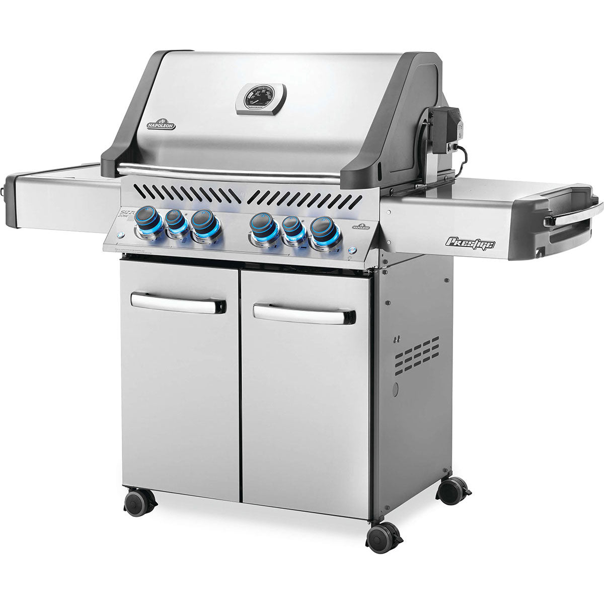 Four-Burner Propane Gas Barbecue 80,000 BTU with Rotisserie Kit