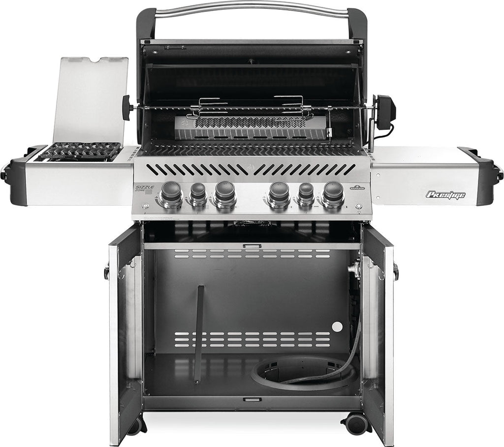Four-Burner Propane Gas Barbecue 80,000 BTU with Rotisserie Kit - view 3