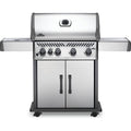 Four-Burner Propane Gas Barbecue with Infrared Side Burner 57,000 BTU - Stainless - image 1