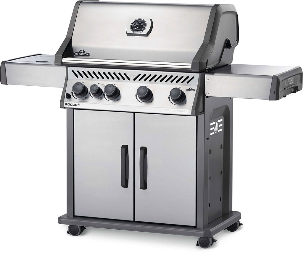 Four-Burner Propane Gas Barbecue with Infrared Side Burner 57,000 BTU - Stainless - image 2