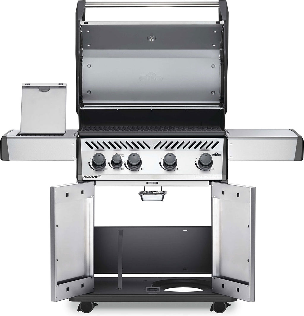 Four-Burner Propane Gas Barbecue with Infrared Side Burner 57,000 BTU - Stainless - image 4